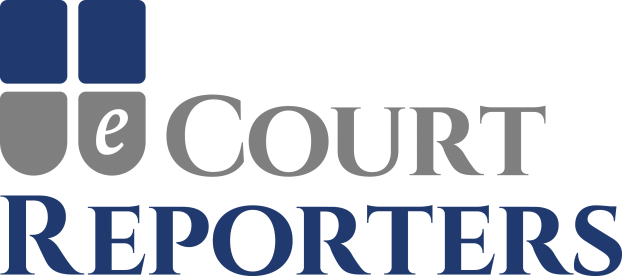 eCourt Reporters logo